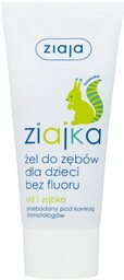 ZIAJA_Ziajka żel do zębów dla dzieci bez fluoru