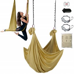 Zestaw Hamak do Aerial Yoga Złoty