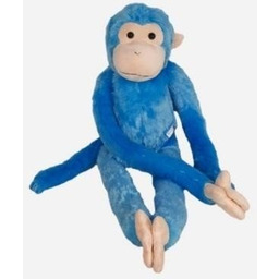 Małpa niebieska na rzepy 85cm