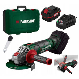 Parkside Akumulatorowa szlifierka kątowa Aku 20V 4Ah Ładowarka