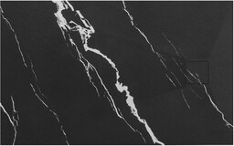 Rea Brodzik prysznicowy Magnum CARRARA BLACK 80x100