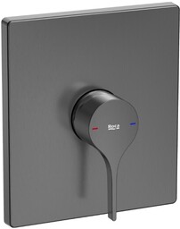 Roca Insignia bateria prysznicowa podtynkowa Brushed Titanium Black