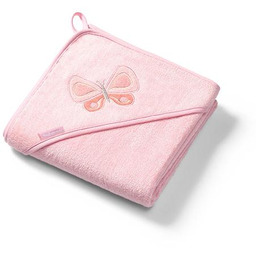 BabyOno Okrycie kąpielowe bambusowe ręcznik z kapturkiem NATURAL