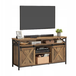 Szafka Rtv loft rustykalna 147 cm brązowa