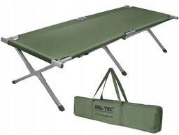 Łóżko Turystyczne Składane Polowe Wojskowe 190X70X45 Mil-tec Kanadyjka
