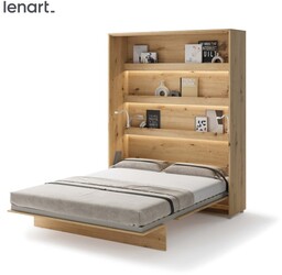 Półkotapczan Lenart BED CONCEPT BC-12 pionowy 160 dąb