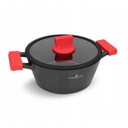 Zwieger Obsidian Garnek 24 CM