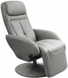 Fotel rozkładany optima recliner popielaty halmar