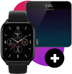 Zestaw smartwatch z wagą Smart Scale Amazfit Gts