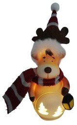 SASKA GARDEN Figurka Renifer LED 19 cm