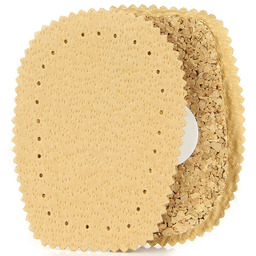 Skórzane podpiętki na korku pekari Coocine