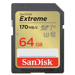 Karta pamięci SD (SDXC) SanDisk 64GB Extreme 170/80MB/s