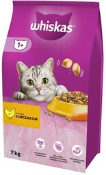 WHISKAS Karma dla kota Kurczak 7 kg