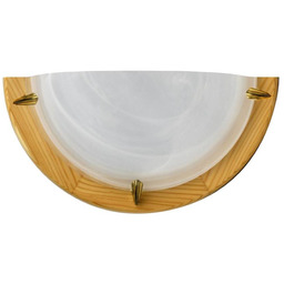 Candellux kinkiet Drewno Alabaster 11-64113 WM