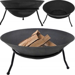 Palenisko Ogrodowe Żeliwne Ognisko Grill Gril Ogrodowy Ruszt