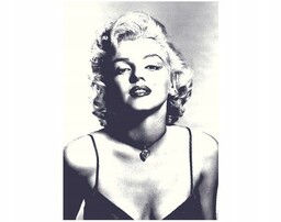 50x70cm Marilyn Monroe obraz pion dekoracja ścian podobrazie