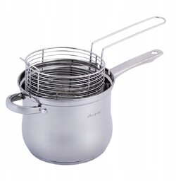 Rondel Garnek Do Frytek Makaronu Z Sitkiem Kamille