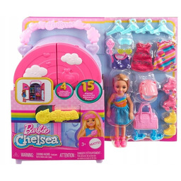 Barbie Chelsea Szafa Lalka ubranka HXN03