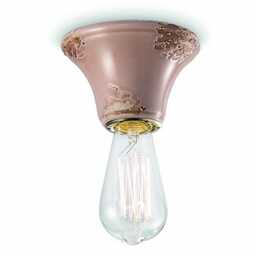 CERAMICZNA LAMPA SUFITOWA E14,1X60W , RETRO