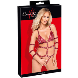 Bad Kitty Strap Body red XL