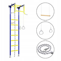 Metalowa drabinka gimnastyczna Kometa 2 niebieski