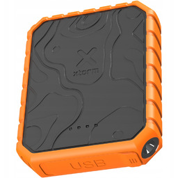 Powerbank outdoorowy 10000mAh, Usb-c z latarką, Usb-a Kabel,