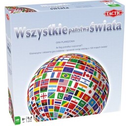 TACTIC Gra planszowa Quiz Wszystkie Państwa Świata 41269