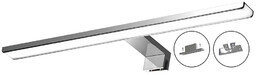 Lumes Srebrny kinkiet łazienkowy LED - N014-Folind 13,8W
