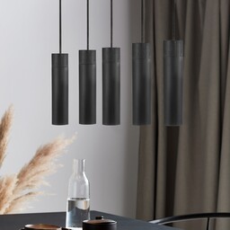 Lampa Wisząca Nordlux, Tilo, ściemnialny, czarny, salon, metal