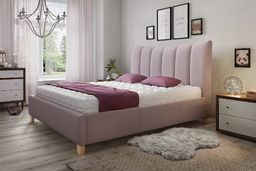 Łóżko tapicerowane ARIEL 140x200 - tapicerka do wyboru!