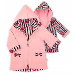 Nicol Bluza Płaszcz Różowy Dwustronny kol Nana 74