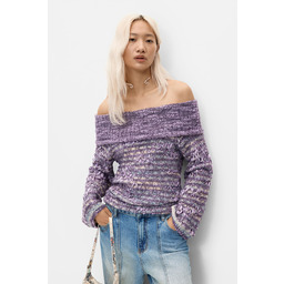 Desigual Cienki sweter z dzianiny