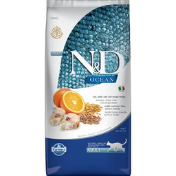 N&D Ocean Cat Codfish Spelt Oats Orange 5kg