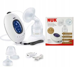 Zestaw Premium Nuk Laktator elektryczny Nature Sense biały