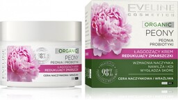 Eveline Organic Peony Łagodzący Krem redukujący zmarszczki