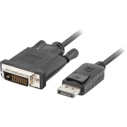 LANBERG Kabel DisplayPort - DVI-D Dual Link CA-DPDV-10CU-0018-BK