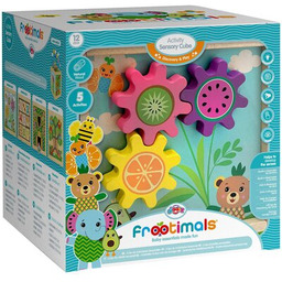 KIDS EUROSWAN Zabawka edukacyjna Frootimals Kostka aktywności sensorycznej