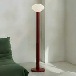 Lampa Podłogowa ALDEX, Flo, czerwony, salon, metal, design