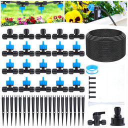 Linia Kroplująca Nawadnianie Kropelkowe Roślin Zestaw Wąż Rura