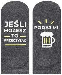 skarpetki stopki męskie Z NAPISAMI Soxo na prezent