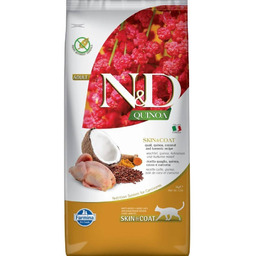 N&D CAT QUINOA SKIN & COAT QUAIL 5