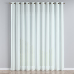 Firana na przelotkach, prześwitujący, pastelowa mięta, Balance