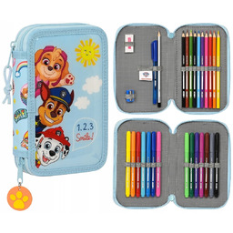 Piórnik Psi Patrol Dwukomorowy 2 Komory 28 el.