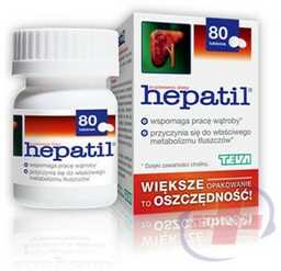 Hepatil x80 tabletek