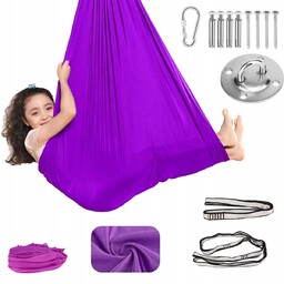 Huśtawka Dla Dzieci Hamak Chusta Sensoryczna Szarfa Akrobatyczna