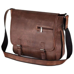 Stylowa brązowa casual torba męska na ramię SOLIER