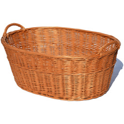 Kosz Maglowy na pranie bieliznę Wiklina 70cm Mocny