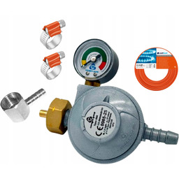 Reduktor do butli 11kg Cavagna Italy z manometrem