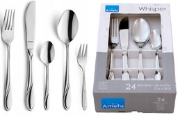 Amefa 36 Sztućce Whisper 6 Osób Zestaw Nierdzewne