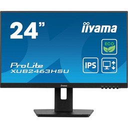 Monitor 23.8 cala ProLite XUB2463HSU-B1 IPS,100HZ,ECO,3ms,SLIM,HDMI,DP,2x USB3.22x2W,HAS(150mm),TCO,EPEAT